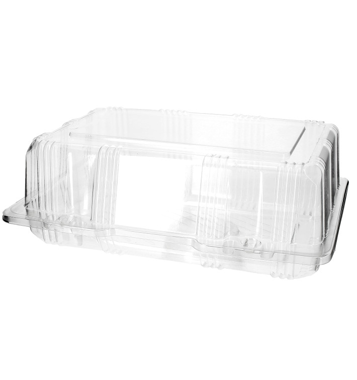 Pojemniki Pokrywka do Zawiasie Pieczenia PET 22x14,5x8cm (20 Sztuk) Pojemniki Pokrywka do Zawiasie Pieczenia PET 22x14,5x8cm (20 Sztuk)