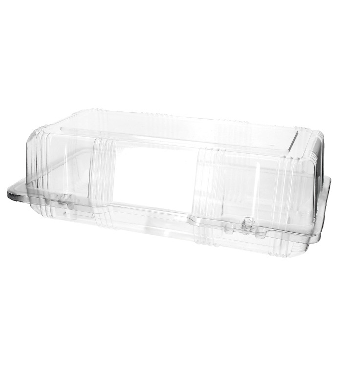 Pojemniki Pokrywka do Zawiasie Pieczenia PET 26x13x8cm (220 Sztuk) Pojemniki Pokrywka do Zawiasie Pieczenia PET 26x13x8cm (220 Sztuk)