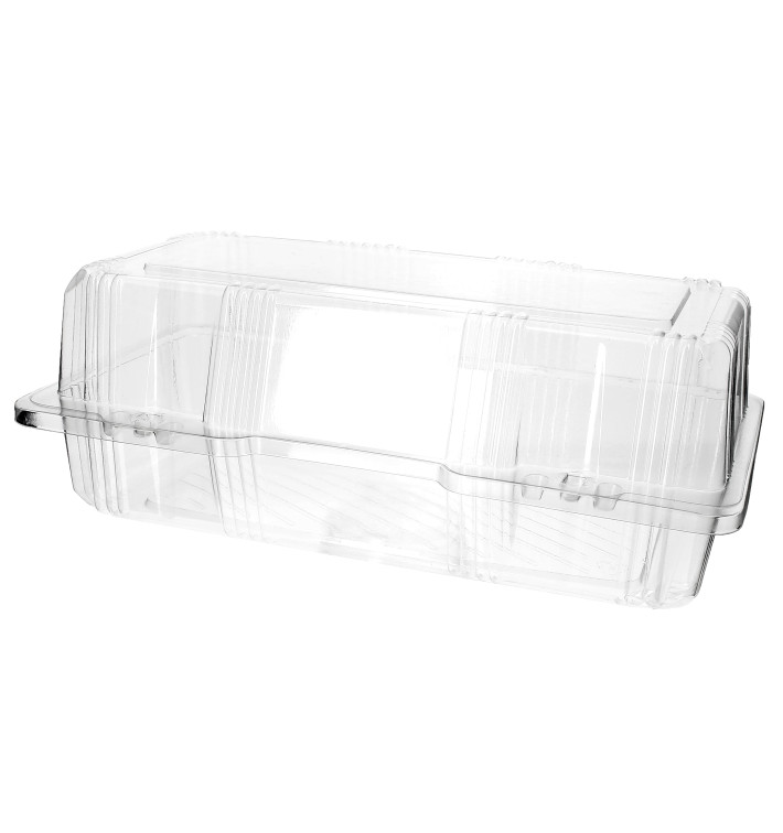 Pojemniki Pokrywka do Zawiasie Pieczenia PET 26x13x10cm (220 Sztuk) Pojemniki Pokrywka do Zawiasie Pieczenia PET 26x13x10cm (220 Sztuk)