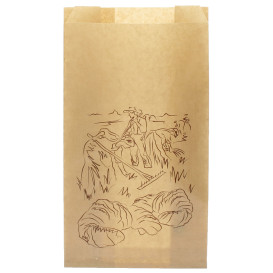 Miski Papierowe "Siega" Kraft 14+7x24cm (100 Sztuk)