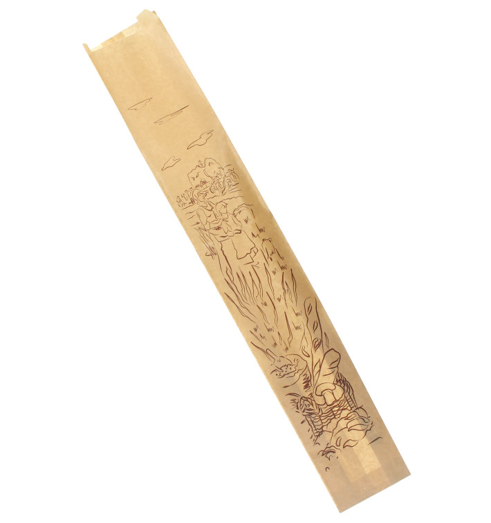 Torby Papierowe Kraft "Siega" 9+5x58cm (100 Sztuk) Torby Papierowe Kraft "Siega" 9+5x58cm (100 Sztuk)