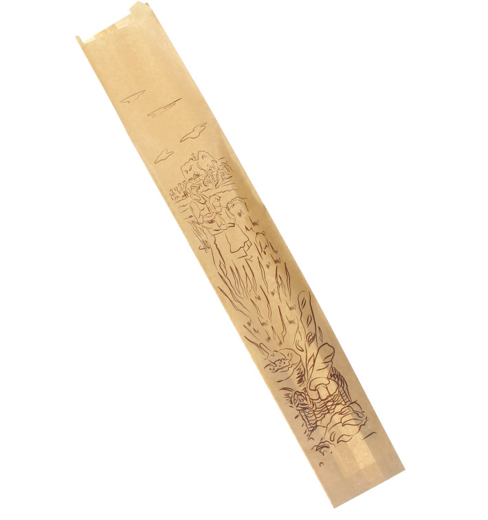 Torby Papierowe Kraft "Siega" 9+5x50cm (1000 Sztuk) Torby Papierowe Kraft "Siega" 9+5x50cm (1000 Sztuk)