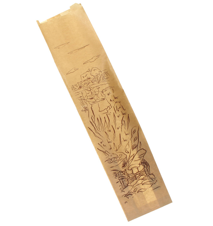 Torby Papierowe "Siega" Kraft 12+9x50cm (100 Sztuk) Torby Papierowe "Siega" Kraft 12+9x50cm (100 Sztuk)