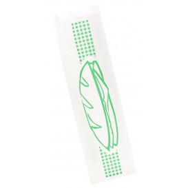 Miski Papierowe Kanapki Zielone 9+5x32cm (1000 Sztuk)