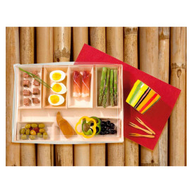 Tacki Drewniane 38x27,4x3cm 2400ml (100 Sztuk)