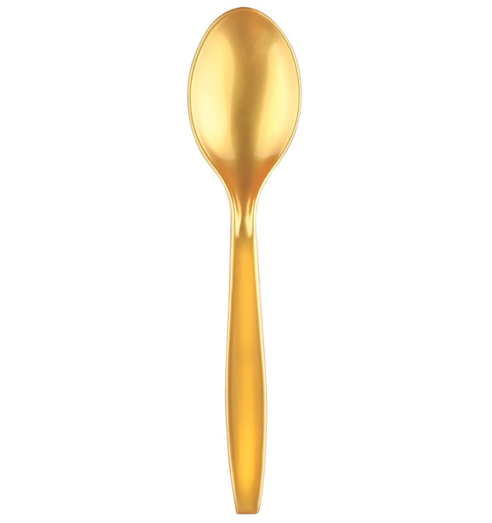 Łyżka Plastikowe PS Premium Złote 190mm (1000 Sztuk) Łyżka Plastikowe PS Premium Złote 190mm (1000 Sztuk)