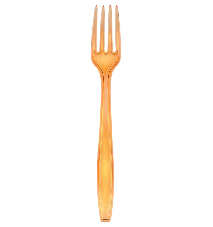 Widelczyki Plastikowe PS Premium Orange 190mm (50 Sztuk) Widelczyki Plastikowe PS Premium Orange 190mm (50 Sztuk)