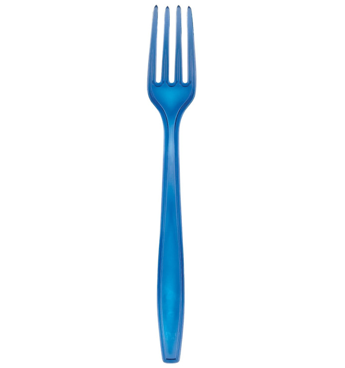 Widelczyki Plastikowe PS Premium Niebieski 190mm (50 Sztuk) Widelczyki Plastikowe PS Premium Niebieski 190mm (50 Sztuk)