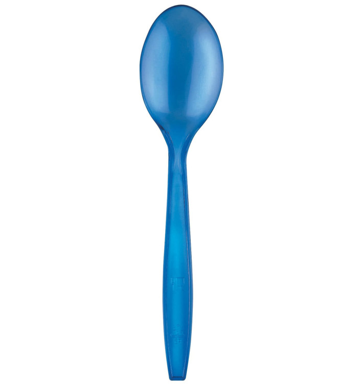 Łyżka Plastikowe PS Premium Niebieski 190mm (50 Sztuk) Łyżka Plastikowe PS Premium Niebieski 190mm (50 Sztuk)