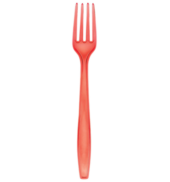 Widelczyki Plastikowe PS Premium Czerwerne190mm (1000 Sztuk) Widelczyki Plastikowe PS Premium Czerwerne190mm (1000 Sztuk)