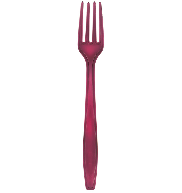 Widelczyki Plastikowe PS Premium Bordeaux 190mm (50 Sztuk) Widelczyki Plastikowe PS Premium Bordeaux 190mm (50 Sztuk)