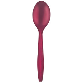 Łyżka Plastikowe PS Premium Bordeaux 190mm (50 Sztuk)