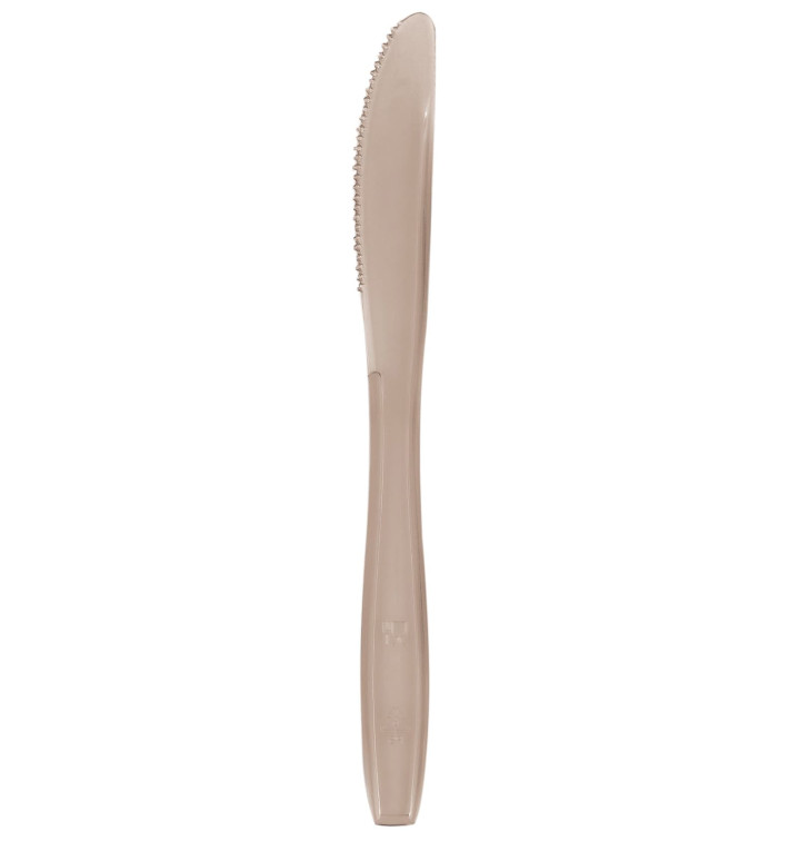 Nóż Plastikowi PS Premium Beżowy 190mm (1000 Sztuk) Nóż Plastikowi PS Premium Beżowy 190mm (1000 Sztuk)