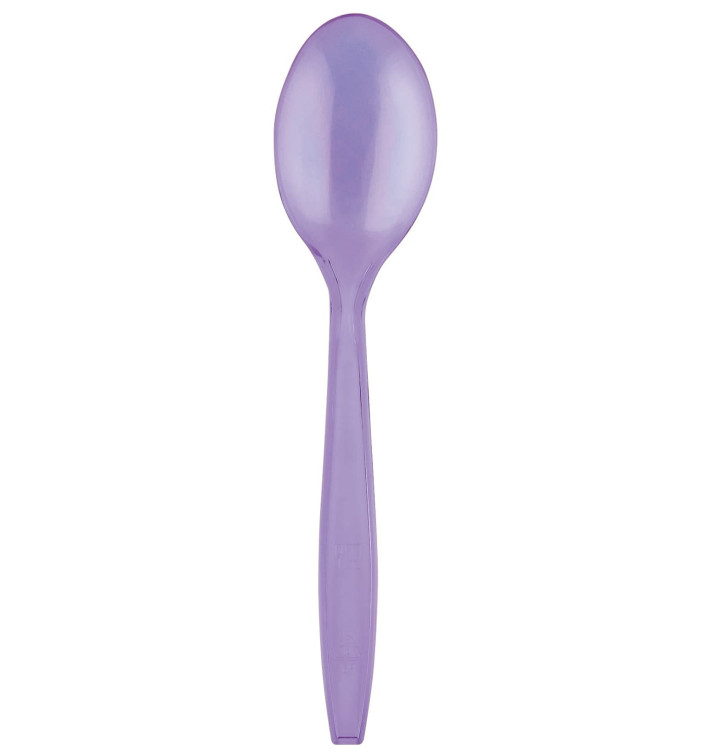 Łyżka Plastikowe PS Premium Liliowa 190mm (50 Sztuk) Łyżka Plastikowe PS Premium Liliowa 190mm (50 Sztuk)