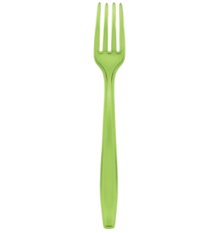 Widelczyki Plastikowe PS Premium Zielony Limonka 190mm (50 Sztuk) Widelczyki Plastikowe PS Premium Zielony Limonka 190mm (50 Sztuk)