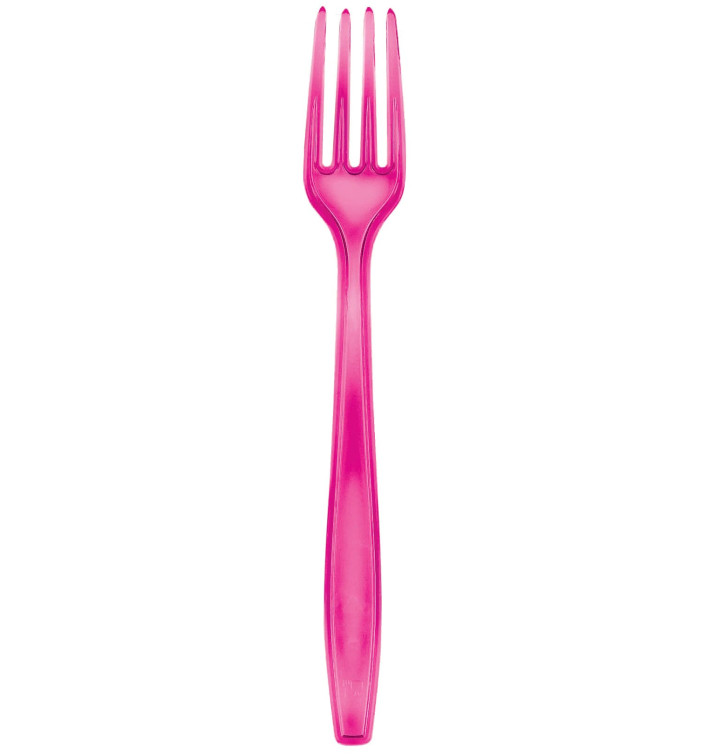 Widelczyki Plastikowe PS Premium Fuchsia 190mm (1000 Sztuk) Widelczyki Plastikowe PS Premium Fuchsia 190mm (1000 Sztuk)
