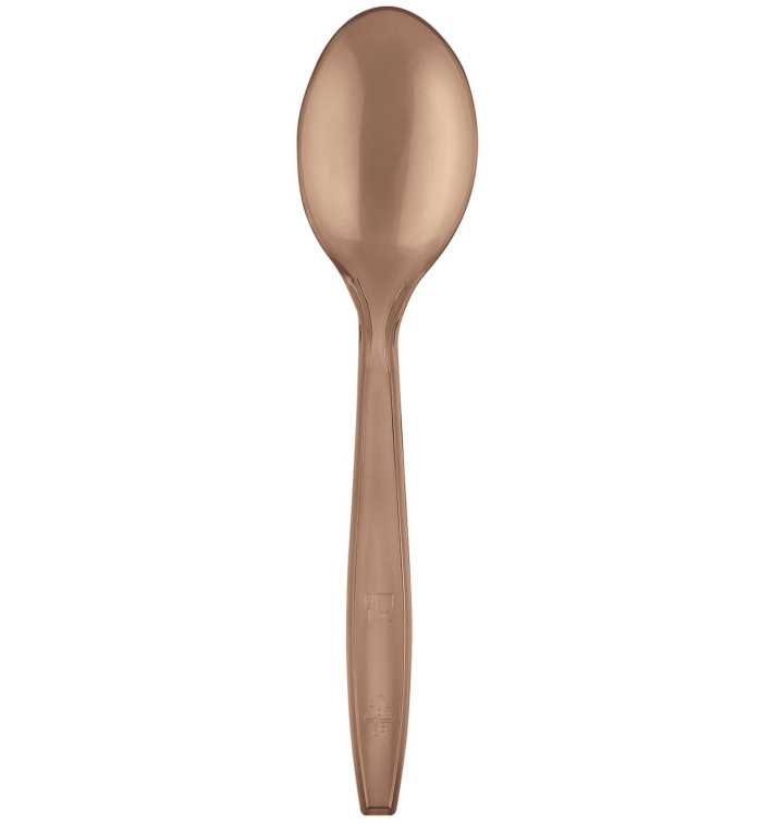 Łyżka Plastikowe PS Premium Brązowe 190mm (50 Sztuk) Łyżka Plastikowe PS Premium Brązowe 190mm (50 Sztuk)