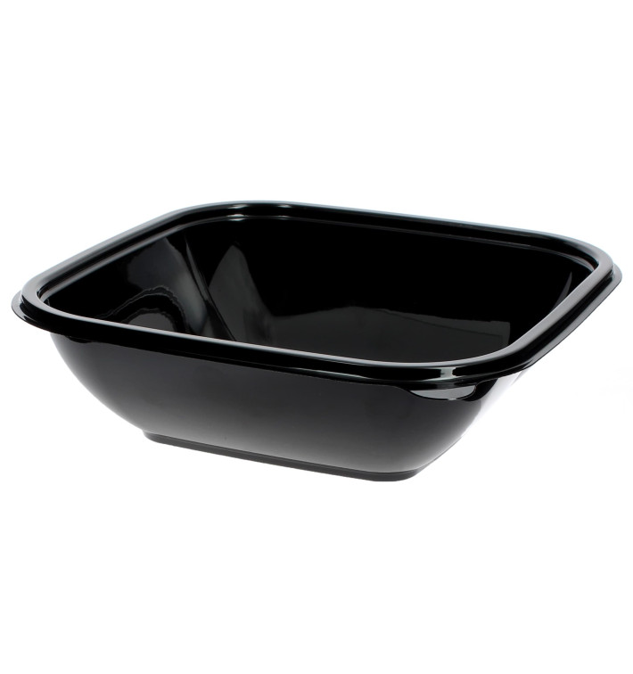Miski Plastikowe Czarni PET 750ml 175x175x50mm (50 Sztuk) Miski Plastikowe Czarni PET 750ml 175x175x50mm (50 Sztuk)