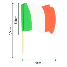 Wykałaczki z Flagami "Italia" 65mm (14.400 Sztuk)