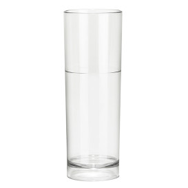 Kubki Wielokrotnego Użytku SAN Tumbler Przezroczyste 200ml (6 Sztuk)