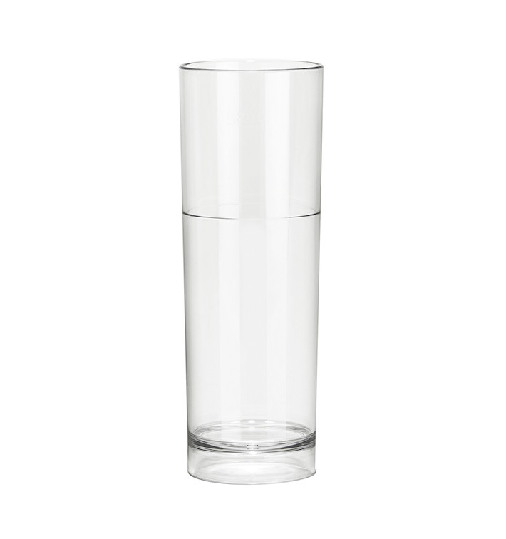 Kubki Wielokrotnego Użytku SAN Tumbler Przezroczyste 200ml (102 Sztuk)