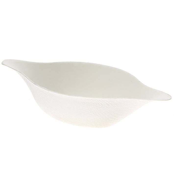 Mini Miski Owal Trzciny Cukrowej Białe 11x5,2x2,5cm (30 Sztuk) Mini Miski Owal Trzciny Cukrowej Białe 11x5,2x2,5cm (30 Sztuk)