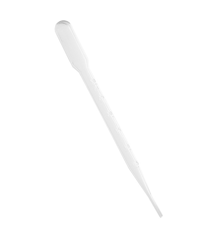 Plastic Food Grade Pipettes 3ml 16cm (25 Units) Plastic Food Grade Pipettes 3ml 16cm (25 Units)