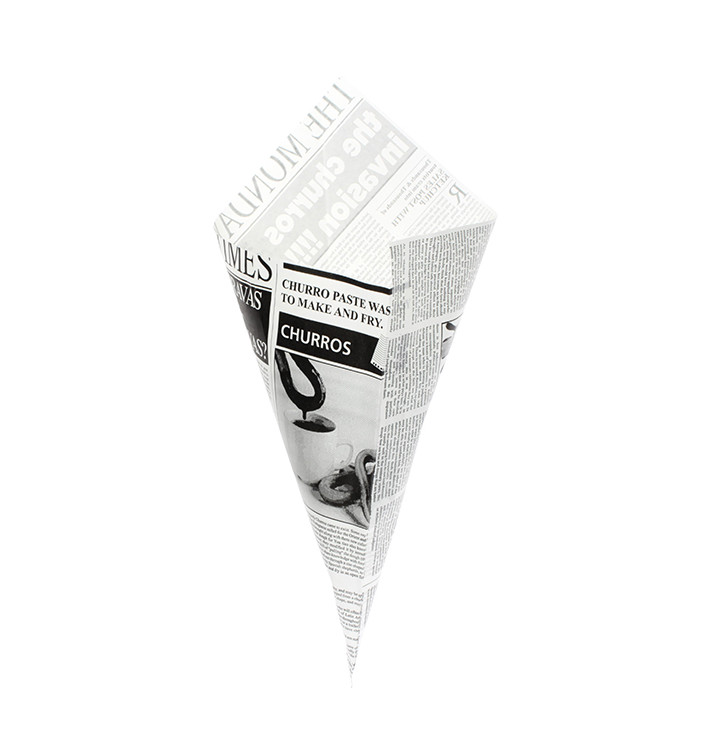 Rożek papierowi Tłuszczoodporny Times 420mm 600g (250 Sztuk) Rożek papierowi Tłuszczoodporny Times 420mm 600g (250 Sztuk)