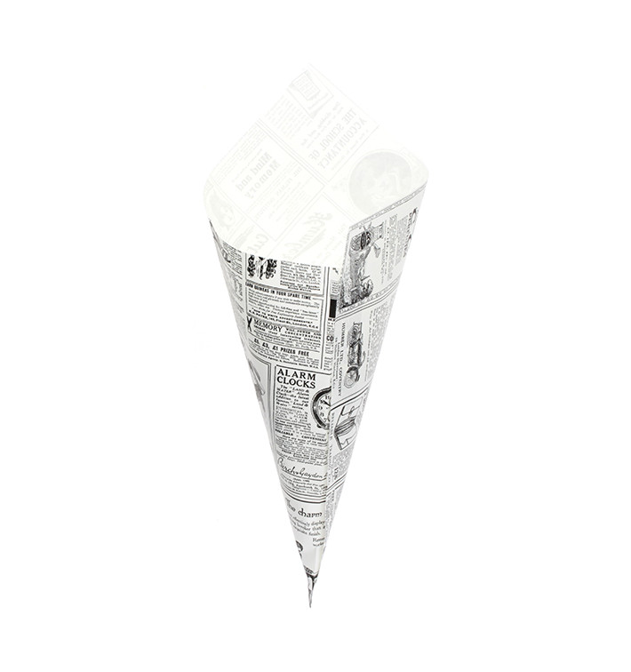 Rożek papierowi Tłuszczoodporny Times 340mm 400g (250 Sztuk) Rożek papierowi Tłuszczoodporny Times 340mm 400g (250 Sztuk)