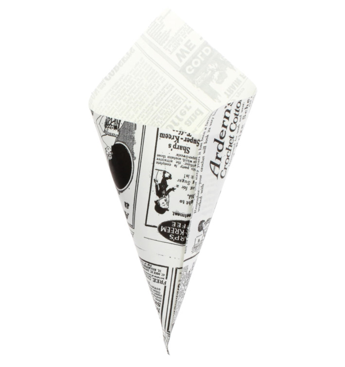 Rożek Papierowy Tłuszczoodporny Times 200mm 70g (250 Sztuk) Rożek Papierowy Tłuszczoodporny Times 200mm 70g (250 Sztuk)