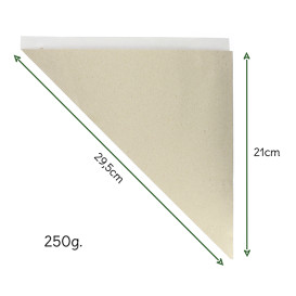 Rożek papierowi Naturalne 295mm 250g (200 Sztuk)