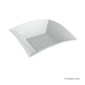 Talerz Głębokie Trzciny Azucar Nice Białe 180x180mm (50 Sztuk)