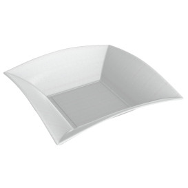 Talerz Głębokie Trzciny Azucar Nice Białe 180x180mm (50 Sztuk)