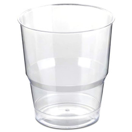 Kubki Plastikowe w Papierku PS Szkło Twardego 250ml (40 Sztuk)