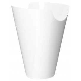 Tasting Plastic Container PP "Click-Clack" White 180ml (10 Units) (10 Units) 