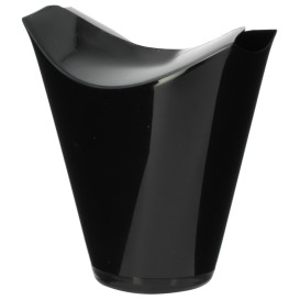 Tasting Plastic Container PP "Click-Clack" Black 180ml (200 Units)