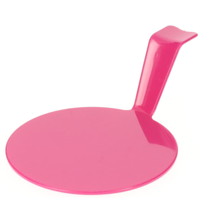 Tasting Plastic Plate PS "Gourmand" Raspberry Ø4,5x2cm (600 Units) Tasting Plastic Plate PS "Gourmand" Raspberry Ø4,5x2cm (600 Units)