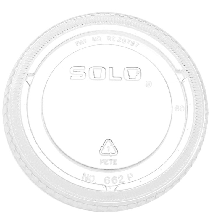 Wieczko Płaskie Zamknięte PET Szkło Ø9,8cm (1000 Sztuk) Wieczko Płaskie Zamknięte PET Szkło Ø9,8cm (1000 Sztuk)