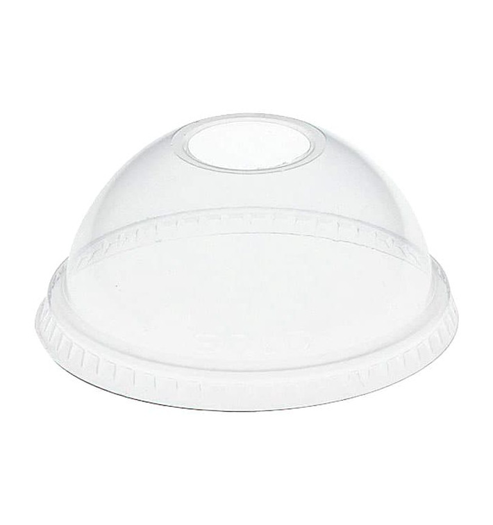 Dekiel do Kubka z Otworem PET Szkło Ø8,3cm (100 Sztuk) Dekiel do Kubka z Otworem PET Szkło Ø8,3cm (100 Sztuk)
