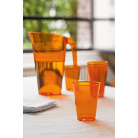 Dzbanek Plastikowy Orange Wielokrotnego Użytku 1.500 ml (20 Sztuk)