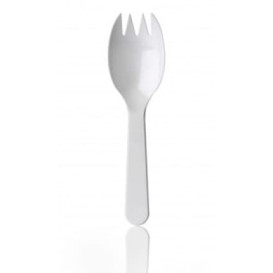 Widelczyki Plastikowe Spork PS 98mm (100 Sztuk)