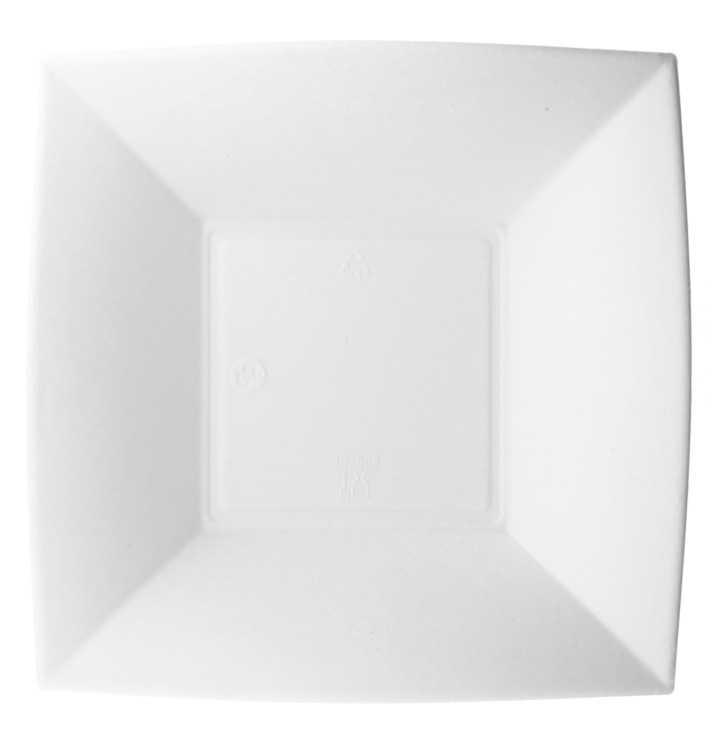 Talerz Głębokie Trzciny Azucar Nice Białe 180x180mm (50 Sztuk) Talerz Głębokie Trzciny Azucar Nice Białe 180x180mm (50 Sztuk)