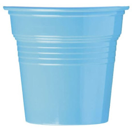 Kubki Plastikowe PS Niebieski Światło 80ml Ø5,7cm (50 Sztuk)