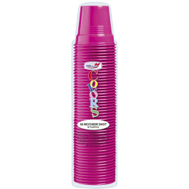 Kubki Plastikowe PS Fuchsia 80ml Ø5,7cm (750 Sztuk)