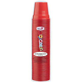 Kubki Plastikowe PS Czerwerne 80ml Ø5,7cm (1500 Sztuk)
