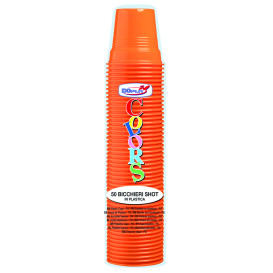 Kubki Plastikowe PS Orange 80ml Ø5,7cm (1500 Sztuk)
