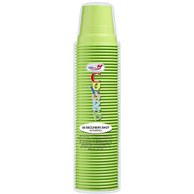 Kubki Plastikowe PS Zielony Limonka 80ml Ø5,7cm (1500 Sztuk)