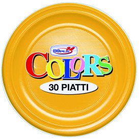Talerz Plastikowe PS Głębokie Mango 220 mm (600 Sztuk)
