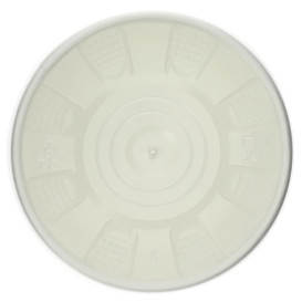 Miski Papierowe Białe z Pokrywką PP 250ml (250 Sztuk)