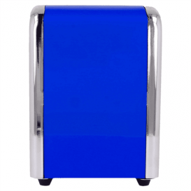 Dozownik Mini Serwis Stal Niebieski 10,5x9,7x14cm (12 Sztuk)